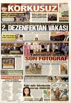 KORKUSUZ 16 Kasım 2025 gazete manşeti