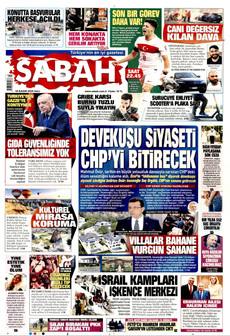 SABAH 18 Kasım 2025 gazete manşeti