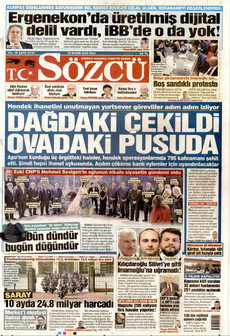 SÖZCÜ 18 Kasım 2025 gazete manşeti