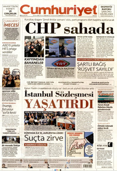 CUMHURİYET 18 Kasım 2025 gazete manşeti