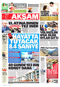 AKŞAM 18 Kasım 2025 gazete manşeti