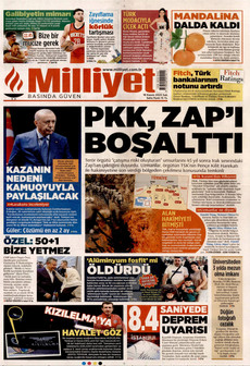 MİLLİYET 18 Kasım 2025 gazete manşeti