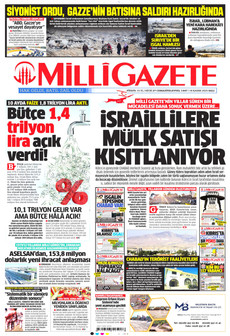 MİLLİ GAZETE 18 Kasım 2025 gazete manşeti
