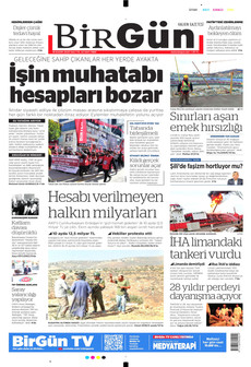 BİRGÜN 18 Kasım 2025 gazete manşeti