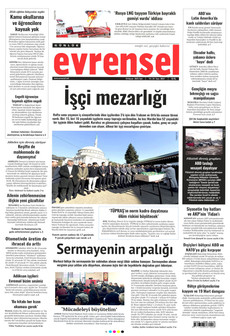 EVRENSEL 18 Kasım 2025 gazete manşeti