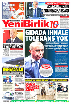 YENİBİRLİK 18 Kasım 2025 gazete manşeti