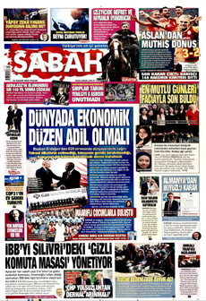 SABAH 23 Kasım 2025 gazete manşeti