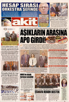 YENİ AKİT 23 Kasım 2025 gazete manşeti