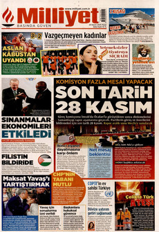 MİLLİYET 23 Kasım 2025 gazete manşeti