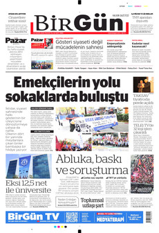 BİRGÜN 23 Kasım 2025 gazete manşeti