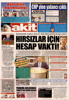 YENİ AKİT 26 Kasım 2025 gazete manşeti