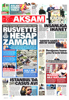 AKŞAM 26 Kasım 2025 gazete manşeti