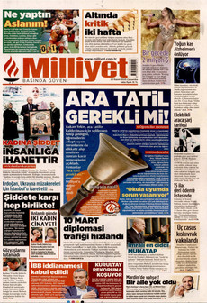 MİLLİYET 26 Kasım 2025 gazete manşeti