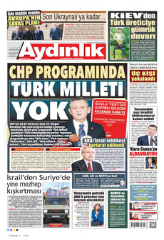AYDINLIK GAZETESİ 26 Kasım 2025 gazete manşeti
