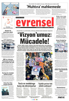 EVRENSEL 26 Kasım 2025 gazete manşeti