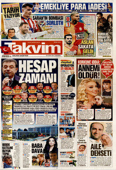 TAKVİM 26 Kasım 2025 gazete manşeti