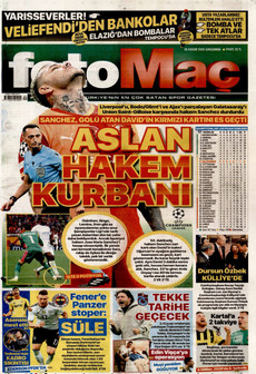 FOTOMAÇ 26 Kasım 2025 gazete manşeti