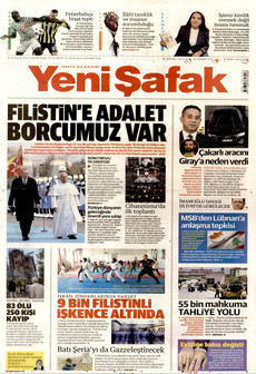 YENİ ŞAFAK 28 Kasım 2025 gazete manşeti