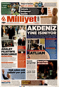 MİLLİYET 28 Kasım 2025 gazete manşeti