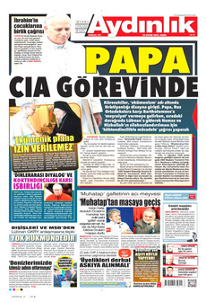 AYDINLIK GAZETESİ 28 Kasım 2025 gazete manşeti