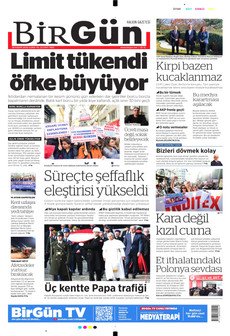 BİRGÜN 28 Kasım 2025 gazete manşeti