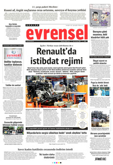 EVRENSEL 28 Kasım 2025 gazete manşeti