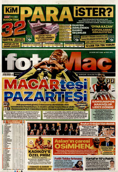 FOTOMAÇ 28 Kasım 2025 gazete manşeti