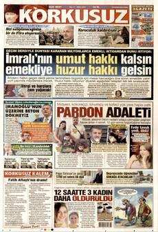 KORKUSUZ 28 Kasım 2025 gazete manşeti
