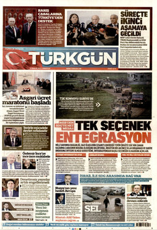 TÜRKGÜN 13 Aralık 2025 gazete manşeti