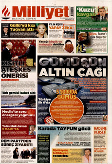 MİLLİYET 13 Aralık 2025 gazete manşeti