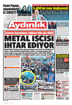 AYDINLIK GAZETESİ 13 Aralık 2025 gazete manşeti