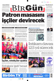 BİRGÜN 13 Aralık 2025 gazete manşeti