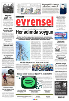 EVRENSEL 13 Aralık 2025 gazete manşeti