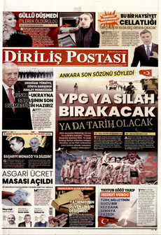 DİRİLİŞ POSTASI 13 Aralık 2025 gazete manşeti