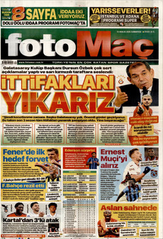 FOTOMAÇ 13 Aralık 2025 gazete manşeti