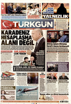 TÜRKGÜN 14 Aralık 2025 gazete manşeti
