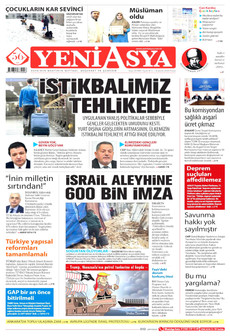 YENİ ASYA 14 Aralık 2025 gazete manşeti