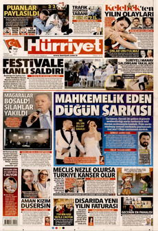 HÜRRİYET 15 Aralık 2025 gazete manşeti