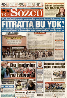 SÖZCÜ 15 Aralık 2025 gazete manşeti