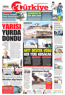 TÜRKİYE GAZETESİ 15 Aralık 2025 gazete manşeti