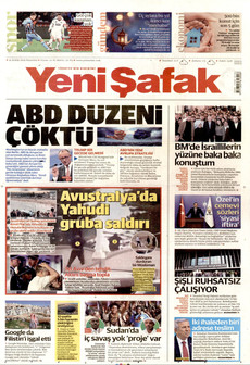 YENİ ŞAFAK 15 Aralık 2025 gazete manşeti