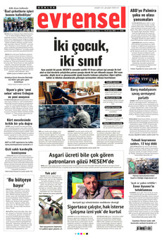 EVRENSEL 15 Aralık 2025 gazete manşeti