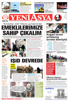 YENİ ASYA 15 Aralık 2025 gazete manşeti