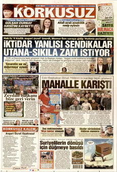 KORKUSUZ 15 Aralık 2025 gazete manşeti