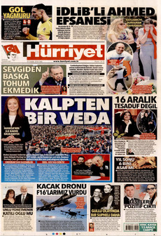 HÜRRİYET 16 Aralık 2025 gazete manşeti