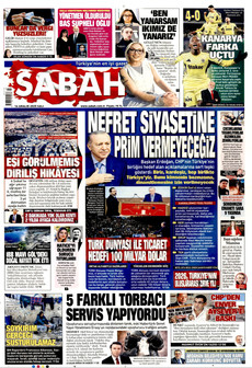 SABAH 16 Aralık 2025 gazete manşeti