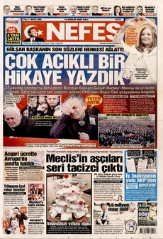 NEFES 16 Aralık 2025 gazete manşeti