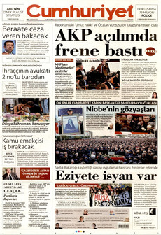 CUMHURİYET 16 Aralık 2025 gazete manşeti