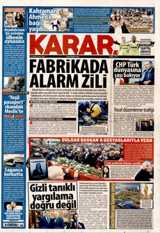 KARAR 16 Aralık 2025 gazete manşeti