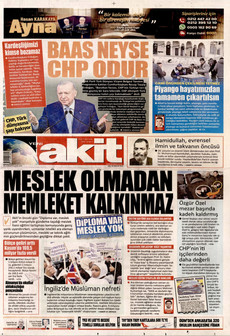 YENİ AKİT 16 Aralık 2025 gazete manşeti